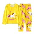 thumbnail image 1 of WOYY Girls Pajamas Horse Print Long Sleeve Top Pants Sleepwear PJs for Kids, Sizes 2-10, 1 of 4