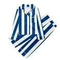 thumbnail image 1 of WOYY Girls Pajamas Striped Long Sleeve Button Down Shirt Pants Sleepwear, Sizes 3-14, 1 of 3