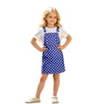 thumbnail image 1 of WOYY Girls Polka Dot Jumper Dress Casual Sleeveless Overall Dress with Pockets, Sizes 4-13, 1 of 6
