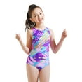 thumbnail image 1 of WOYY Girls Quick Drying Athletic One-Piece Swimsuit Bathing Suit Swimwear, Sizes 2-11, 1 of 4