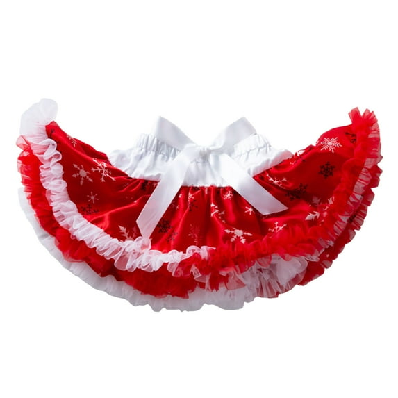 WOYY Girls Rainbow Birthday Party Tutu Skirt Performance Bowkot Skirt