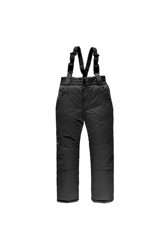 Girls Snow Bib Pants Solid Color Ski Pants Winter Warm Unisex Overalls