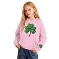 thumbnail image 1 of WOYY Girls St. Patrick's Day Hoodie Casual Pullover Hooded Sweatshirt, Sizes 3-14, 1 of 3