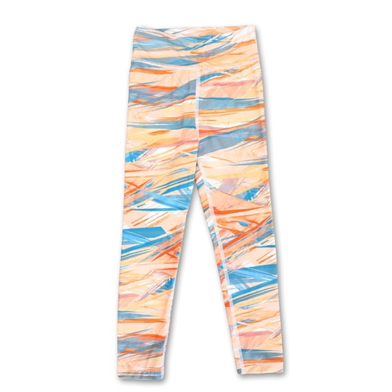 WOYY Girls Tie Dyed Leggings High Rise Stretch Athletic Workout Yoga Pants, Sizes 3-14