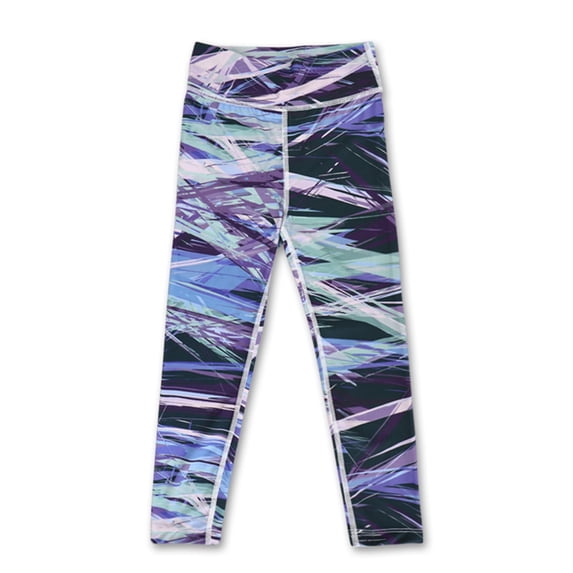 WOYY Girls Tie Dyed Leggings High Rise Stretch Athletic Workout Yoga Pants, Sizes 3-14