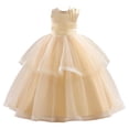 thumbnail image 1 of WOYY Girls Tulle Party Dress Sleeveless Birthday Pageant Maxi Princess Dress, Sizes 5-16, 1 of 7