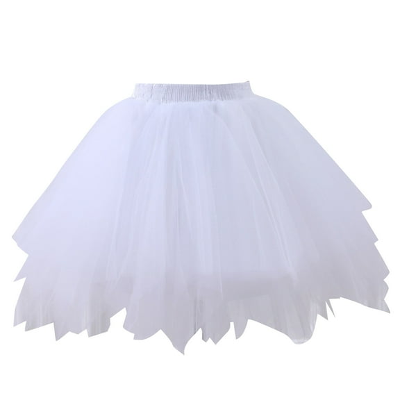 WOYY Toddler Girls Tutu Skirt Carnival Party Dance Mesh Layered Tulle Skirt