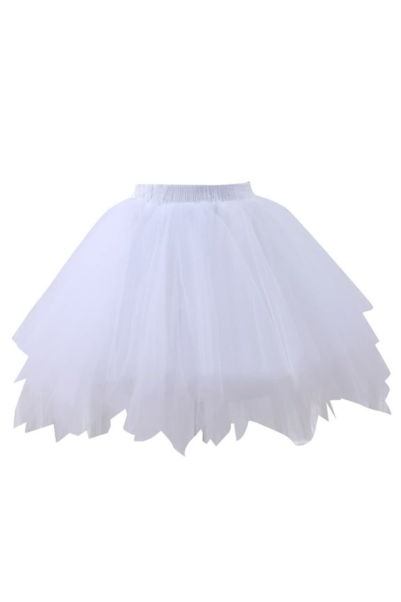 Toddler Girls Tutu Skirt Carnival Party Dance Mesh Layered Tulle Skirt