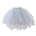 thumbnail image 1 of WOYY Girls Tutu Skirt Layered Dance Party Mesh Tulle Skirt Petticoat, 1 of 3