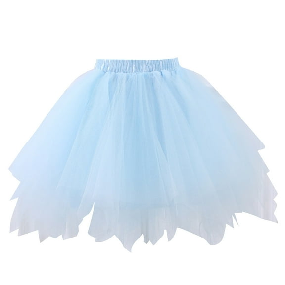WOYY Toddler Girls Tutu Skirt Carnival Party Dance Mesh Layered Tulle Skirt