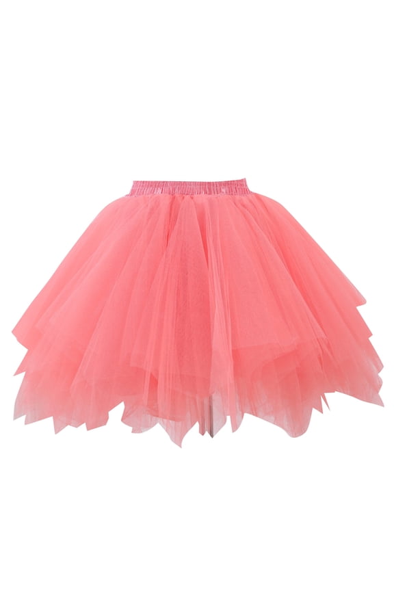 Toddler Girls Tutu Skirt Carnival Party Dance Mesh Layered Tulle Skirt
