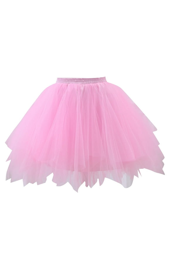 Toddler Girls Tutu Skirt Carnival Party Dance Mesh Layered Tulle Skirt