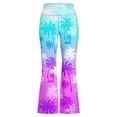 thumbnail image 1 of WOYY Girls Yoga Pants Cute Cartoon High Waisted Flared Pants Athletic Leggings, Sizes 1-14, 1 of 3