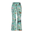 thumbnail image 1 of WOYY Girls Yoga Pants Horse Print High Waisted Workout Athletic Flared Pants, Sizes 1-14, 1 of 4