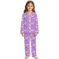 thumbnail image 1 of WOYY Halloween Pajama Set for Girls Nightwear Long Sleeve Top Pants Sleepwear, Sizes 3-14, 1 of 3