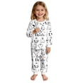 thumbnail image 1 of WOYY Halloween Pajamas for Girls Kids Coloring Long Sleeve Top Pants Outfits, Sizes 3-14, 1 of 7