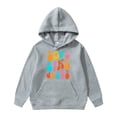 thumbnail image 1 of WOYY Hoodie for Girls Letter Print Pullover Hooded Sweatshirt Casual Loose Hoodies, 1 of 6