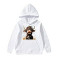 thumbnail image 1 of WOYY Hoodies for Girls Highland Cattle Print Pullover Hooded Sweatshirt, Sizes 11-12, 1 of 6
