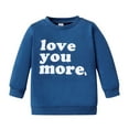 thumbnail image 1 of WOYY Boys Letter Print Sweatshirt Cotton Crew Neck Pullover Shirt, Sizes 12-18M, 1 of 7