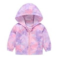 thumbnail image 1 of WOYY Boys Lightweight Windbreaker Cartoon Print Hooded Outerwear Jacket, Sizes 12-18M, 1 of 3