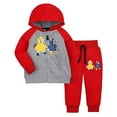 thumbnail image 1 of WOYY Infant Boys Outfits Zip Up Hoodie Jacket Sweatpants Sweatsuit Pants Set, Sizes 18-24M, 1 of 2