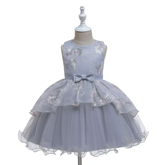 WOYY Infant Girls Birthday Wedding Party Dress Pageant Gown Formal Dress, Sizes 6M-4T