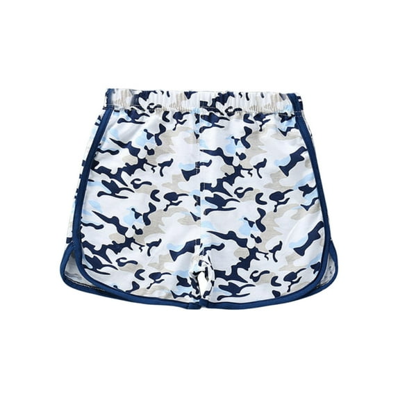 WOYY Girls Camouflage Active Sports Shorts Pull-On Shorts for Kids, Sizes 12-18M