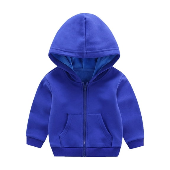 WOYY Infant Girls Fleece Warm Hoodie Zip Up Hooded Sweatshirt Winter Jacket, Sizes 12-18M