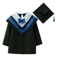 thumbnail image 1 of WOYY Infant Girls Long Sleeve Graduation Dress Gown with Hat 2Pc Set, Sizes 18-24 Months, 1 of 8