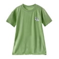 thumbnail image 1 of WOYY Girls Nightdress Short Sleeve Crewneck Sleepshirt Sleepwear Homewear Dresses, 1 of 4