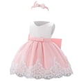 thumbnail image 1 of WOYY Infant Girls Pageant Baptism Lace Dress Wedding Christening Tutu Gown, Sizes 18-24M, 1 of 8
