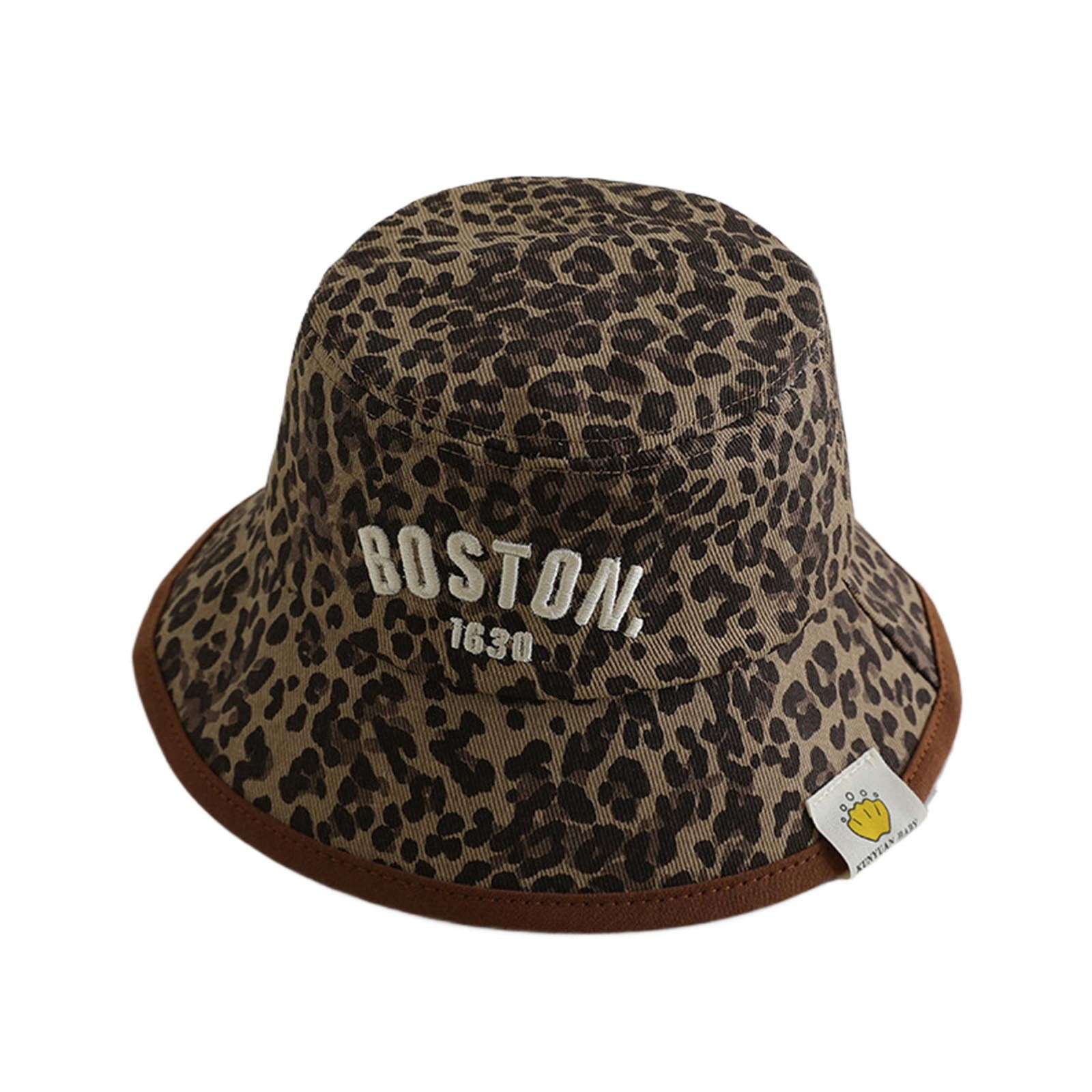 帽子 COOTIE Corduroy Leopard Bucket Hat Leopard Bucket Hat, Animal Print Cheetah Retro Vintage