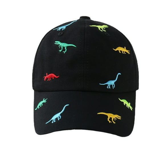 WOYY Kids Girls Boys Peaked Cap Cartoon Dinosaur Baseball Hat Sun Protection Snapback Hat