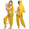thumbnail image 1 of WOYY Kids Girls Sequin Belly Dance Outfits for Stage Performance Party, Sizes 2-16, 1 of 4