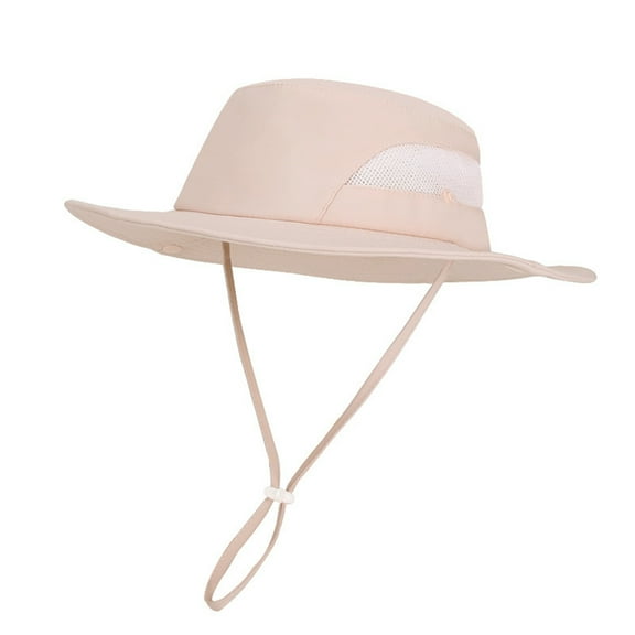 WOYY Kids UPF 50+ Sun Hat Adjustable Wide Brim Fisherman Hat Breathable Beach Hat for Boys & Girls
