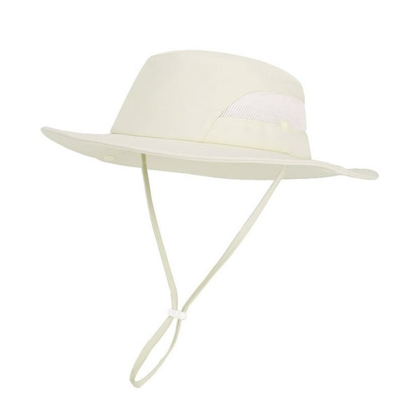 WOYY Kids UPF 50  Sun Hat Adjustable Wide Brim Fisherman Hat Breathable Beach Hat for Boys & Girls