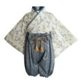 thumbnail image 1 of WOYY Kimono Outfits for Infant Girls Cotton Loose Fit Floral Shirt Pants Set, Sizes 12-18M, 1 of 7