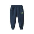 thumbnail image 1 of WOYY Little Boy's Sweatpants Solid Sport Jogger Pants Fall Winter Casual Trousers, 1 of 2