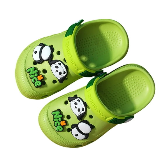 WOYY Little Boys Girls Cute Cartoon Clogs Kids Lightweight Garden Shoes Beach Pool Sandals