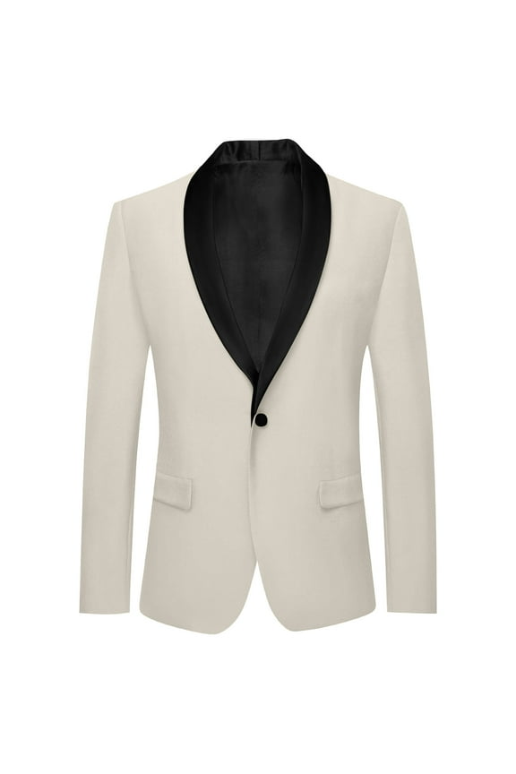 Little Boys Lapel Formal Suit Jacket Business Suit Blazer for Kids, Sizes 5-6