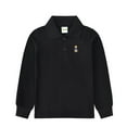 thumbnail image 1 of WOYY Little Boys Long Sleeve Polo Shirt School Uniform Casual T-Shirt, Sizes 5-6, 1 of 3