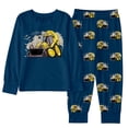 thumbnail image 1 of WOYY Little Boys' Outfit Set Excavator Print Long Sleeve Top Pants Kids Sleepwear, Sizes 6-7, 1 of 2