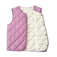 thumbnail image 1 of WOYY Little Boys Quilted Vest Solid Color Sleeveless Jacket Thermal Vest, Sizes 6-8, 1 of 3