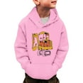 thumbnail image 1 of WOYY Little Boys Sport Hoodie Cartoon Excavator Print Pullover Hooded Sweatshirt for Kids, 1 of 4