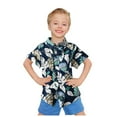thumbnail image 1 of WOYY Little Boys Hawaii Beach Shirt Tropical Vacation Short Sleeve Button-Down Shirt, 1 of 3