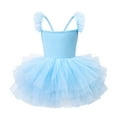 thumbnail image 1 of WOYY Little Girls Ballet Dress Flutter Strap Tutu Leotard Dance Dress, Sizes 5-6Y, 1 of 8