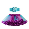 thumbnail image 1 of WOYY Little Girls Birthday Party Princess Tutu Skirt with Headband, Sizes 2-11, 1 of 3