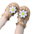 thumbnail image 1 of WOYY Little Girls Close Toe Jelly Sandals with Sunflower (Toddler/Little/Big Kids), 1 of 4