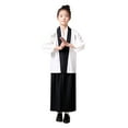 thumbnail image 1 of WOYY Little Girls Japanese Traditional Robe Long Dress Kimono Robe for Kids, Sizes 6-7, 1 of 3