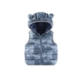 thumbnail image 1 of WOYY Little Girls Lightweight Padded Vest Waterproof Packable Hooded Vest Sleeveless Puffer Coat, 1 of 2